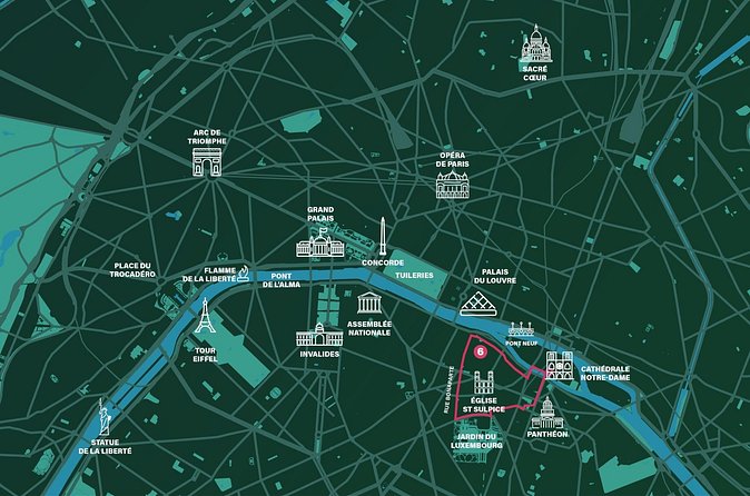 Private City-Tour by rickshaw bike in Paris: The "Saint-Germain" - Luxembourg Gardens and the Senate view