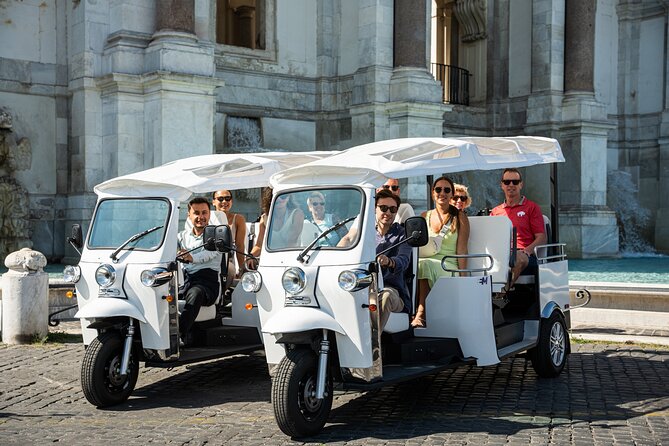 Private Electric Tuktuk Tour of Rome with Prosecco and Pickup - Key things to know before booking