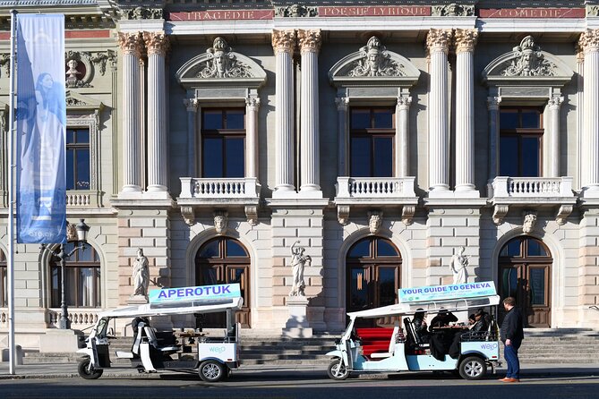 Private Guided Geneva 1 Hour TukTuk City Tour - The Flower Clock in five quick minutes