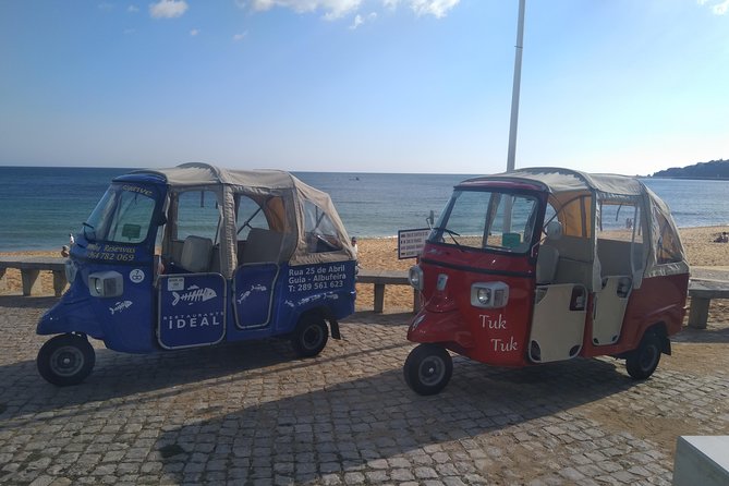 Private Guided Tuk-Tuk Tour with Pick-Up and Drop-Off of Albufeira - Coastal cliffs, beaches, and photo stops