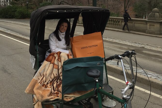 Private Hop on Hop off Central Park Pedicab Tour - Bethesda Terrace and the Boathouse