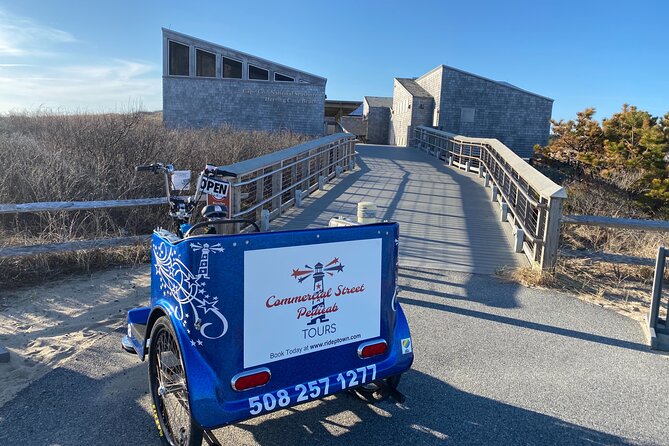 Private Open-Air Pedicab Tour in Provincetown - Commercial Street from an open-air seat