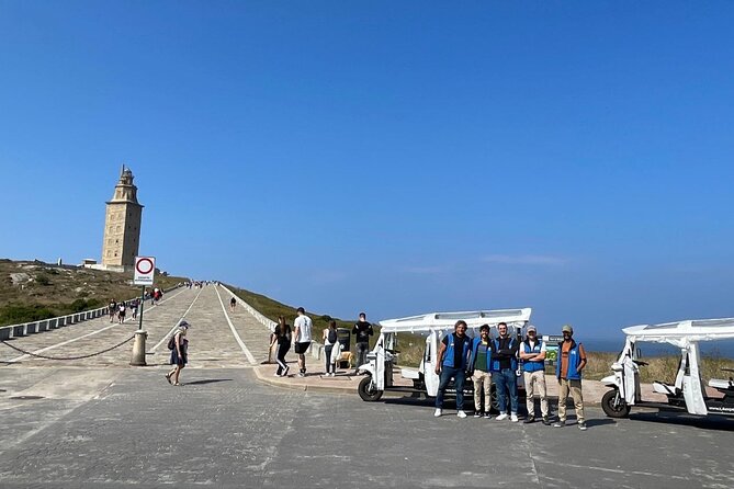 Private PREMIUM Tour EN Tuk tuk A Coruña - María Pita Square and the city’s public heart