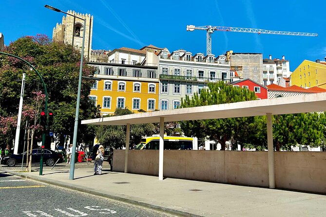 Private Tour DE Tuk Tuk Chiado and Bairro Alto in Lisbon - Largo do Carmo and the open roof of Carmo Convent