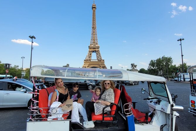Private Tour of Paris in Tuktuk - Eiffel Tower views without a long walk