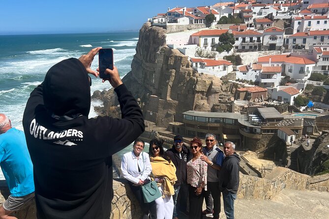 Private Tuk Tuk Tour of Sintra and Beaches - Pena Palace from the mountain roads