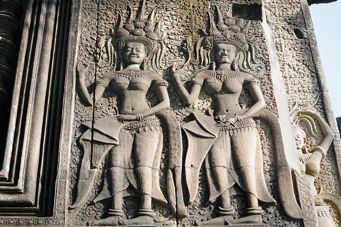 Private Tuk Tuk Tour to Angkor Wat and Small Circle with Two Extras - Angkor Wat from the East Gate in the morning
