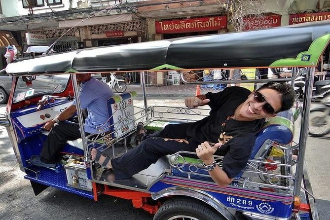 Private Tuktuk Authentic Food Tour (Chinatown-Flower Market) - Temple of the Emerald Buddha from the outside