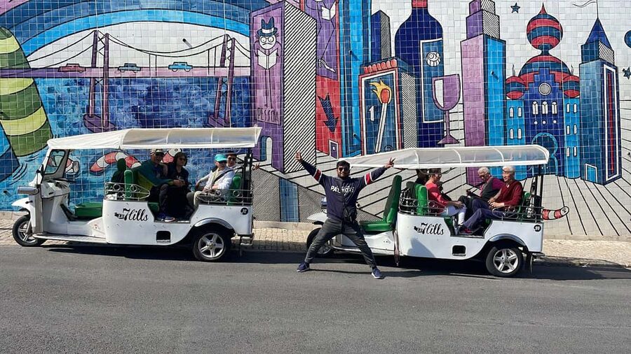 Private tuktuk Tour :Old Town Lisbon with hotel pick-up - A fast ride through Lisbon’s oldest hills