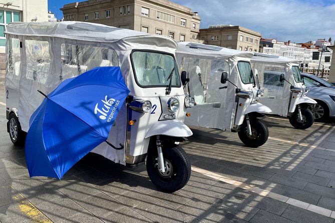 Private VIP Tour EN Tuk tuk A Coruña - Central streets, markets, and city landmarks