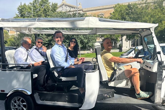 Privately Guided Panoramic Tour in Yellow Tuk Tuk from Madrid - Madrid Cathedral and the Royal Palace area