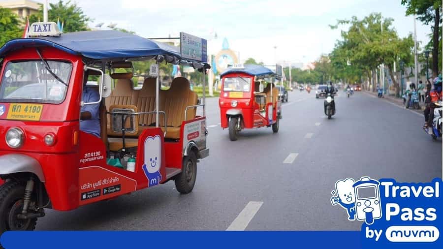 Rent private e-tuk tuk with driver in Bangkok - Choosing stops without wasting your time
