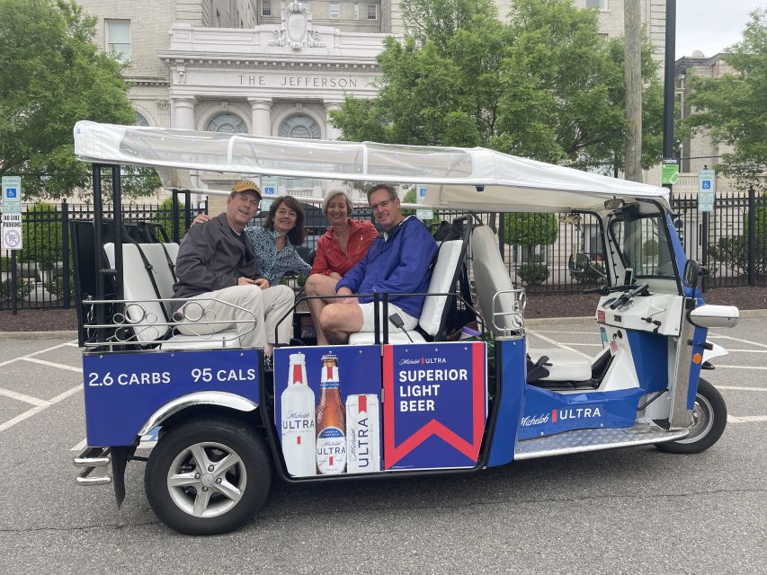 Richmond: Private City Tour by Tuk Tuk - Starting near the Jefferson Hotel