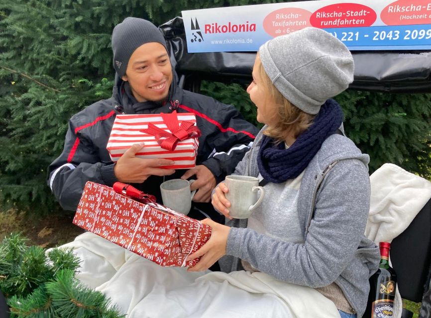 Rickshaw Glühwein Ride - Mulled wine, biscuits, blankets, and one important check
