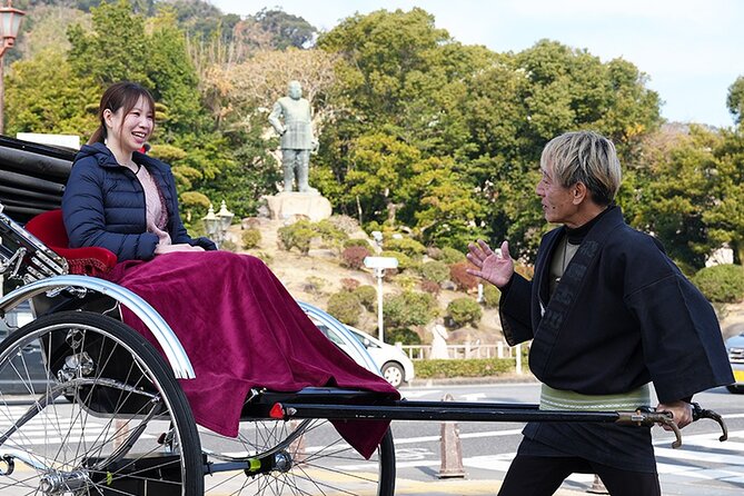 Rickshaw Tour of Kagoshima's Historical and Cultural Sites - Terukuni Shrine adds a religious side