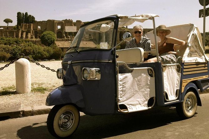 Rome by Ape Calessino Auto Rickshaw - Campo de’ Fiori brings the modern city back into focus