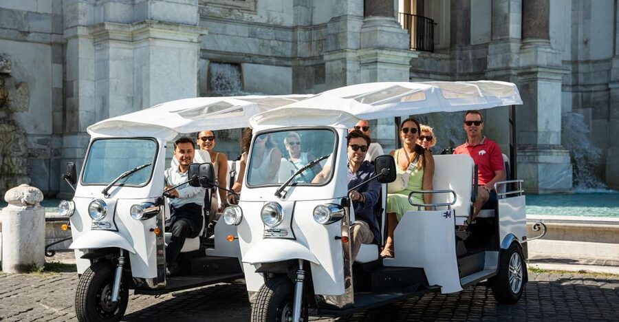 Rome: Private Tuk Tuk Tour with Hotel Pickup and Prosecco - Key points to know before booking