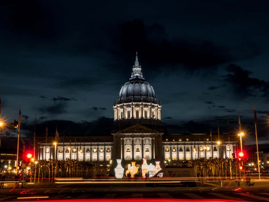 San Francisco: 2-Hour Private Tuk Tuk Night Tour - Civic Center and Union Square after sunset