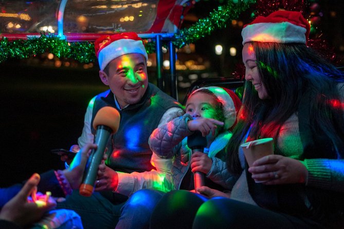 San Francisco Holiday Season Private Tour - Lucky Tuk Tuk - Umbrella Alley and Aquatic Park: a quick start by the water