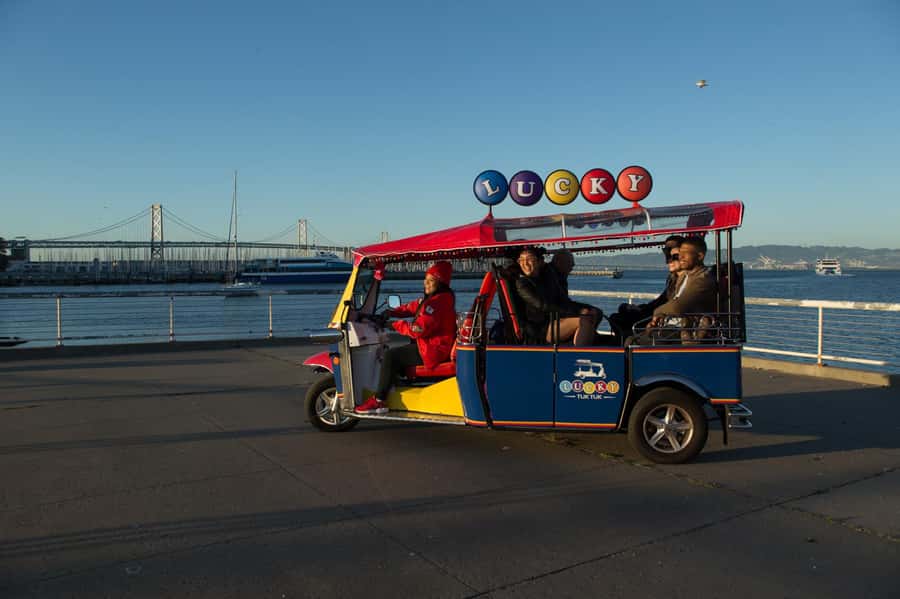 San Francisco: Private City Tour by Electric Tuk-Tuk - The Embarcadero, Ferry Building, and Pier 39