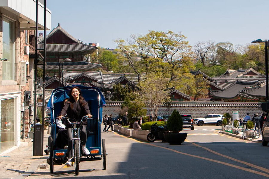 Seoul Private Pedicab Tour : Bukchon Anguk Hanok Village - Palace Walls and Two Sides of Seoul’s Past