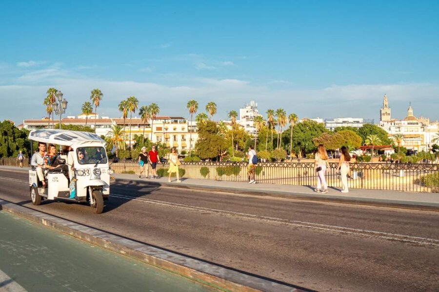 Seville: Private City Tour by Eco Tuk Tuk - Plaza de España, the tour’s essential stop