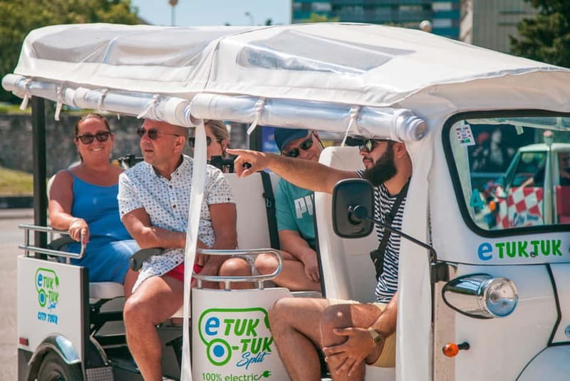 Split: Top City Highlights Electric Tuk-Tuk Tour - West Coast and ACI Marina Split