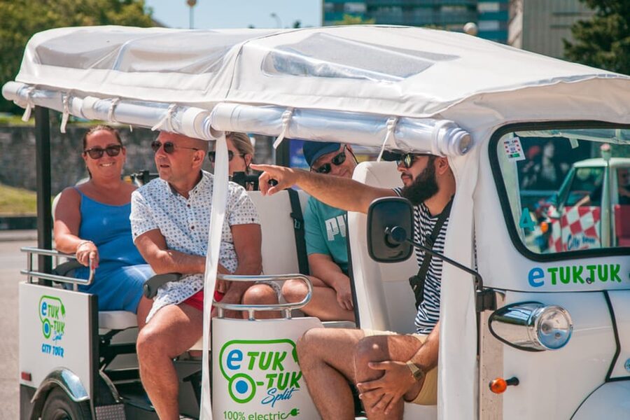 Split: Top City Highlights Electric Tuk-Tuk Tour - Poljud Stadium, a stop for sports fans