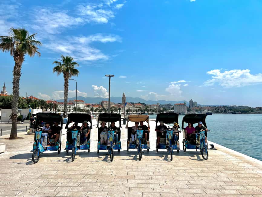 Split Tour in Private Electric Rickshaw - Starting beside Split’s Riva