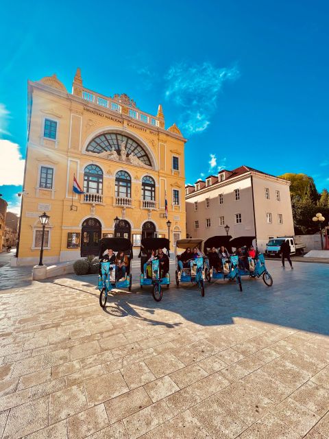 Split Tour in Private Electric Rickshaw - Riva, Republic Square, and the theater