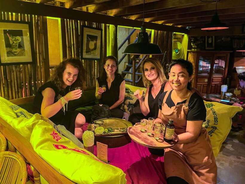 Street Food Tour and Phare Circus with Tuk-Tuk Transfers - The night market and its daring snack table