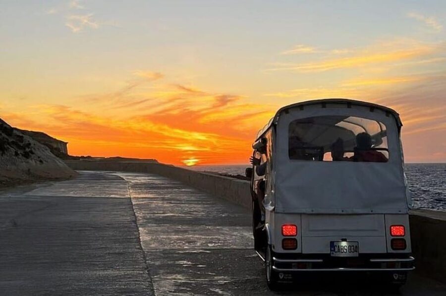 Sunset Tuk Tuk Tour in Gozo & Blue Lagoon (Comino) - Dwejra Bay, Fungus Rock, and the Inland Sea