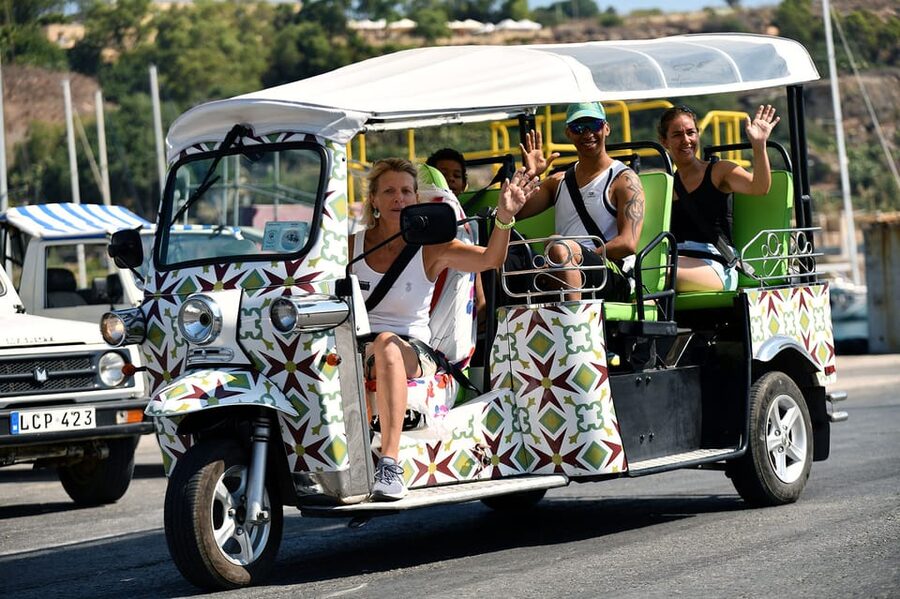 Sunset Tuk Tuk Tour in Gozo & Blue Lagoon (Comino) - Wied il-Ghasri and Ta’ Pinu