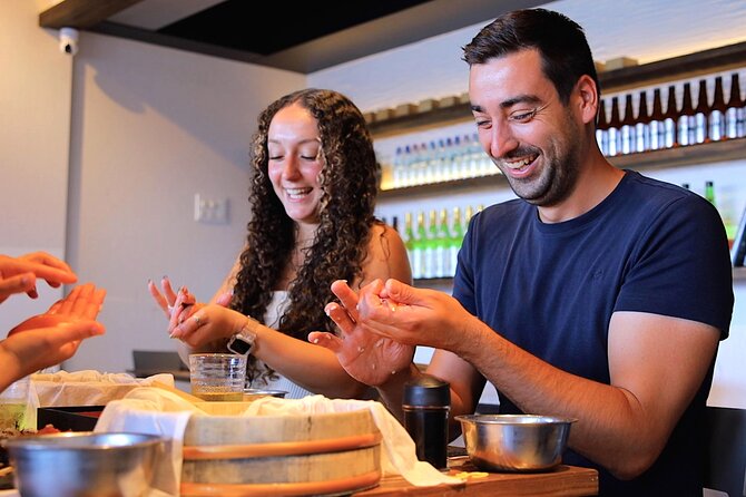 Sushi Making Tokyo with Traditional Rickshaw Ride Tour in Asakusa - Learning Sushi in an English-Speaking Class