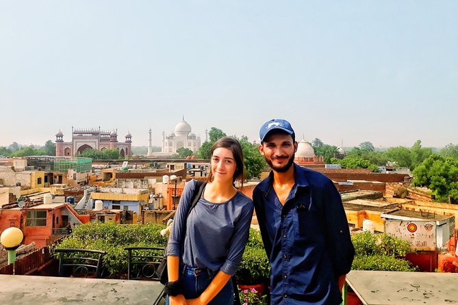 Taj Mahal And Agra Fort Private Sunrise Full Day Tour by Tuk-Tuk - Mehtab Bagh and the Taj from across the Yamuna