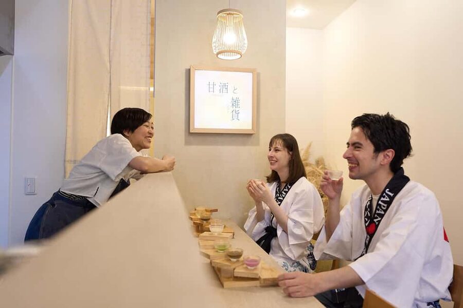 Tokyo Vegan Tour : Miso Making, Tea Ceremony, Rickshaw Ride - Starting at Daimon Station
