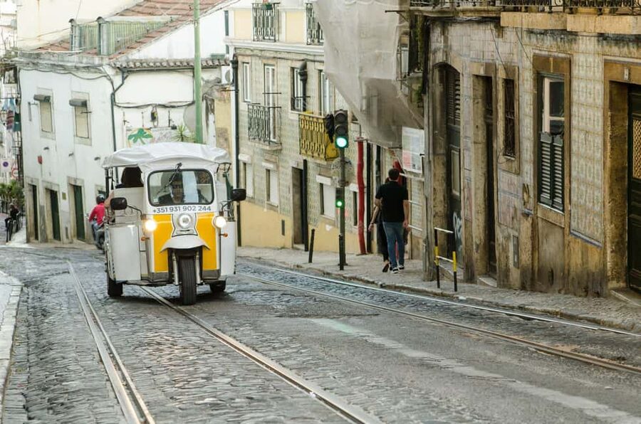 Travel to the Medieval part of Lisbon by Tuk Tuk - Seeing Medieval Lisbon Without Fighting Every Hill