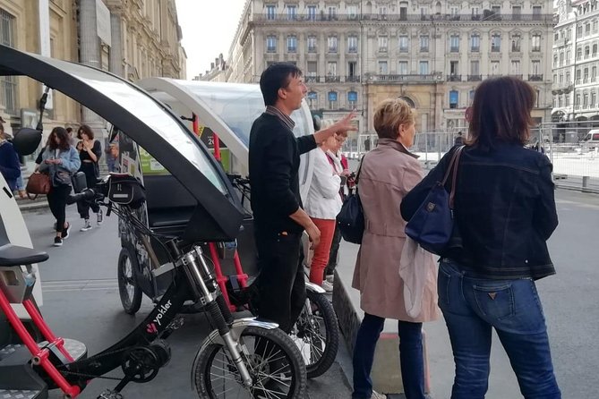 Treasure hunt in a Pedicab tour of Lyon - Why a pedicab works well in central Lyon