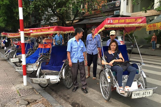 Trishaw Cyclo Tour Hanoi Old Quater Highlights - Timing, departures, and meeting details
