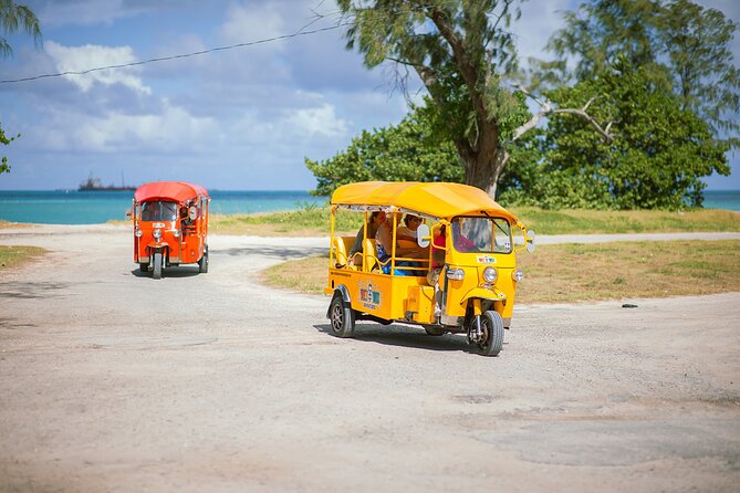 Tuk-Tuk Adventures Rainforest and Beach Hopping Tour - Fresh fruit, local vendors, and a taste of daily life
