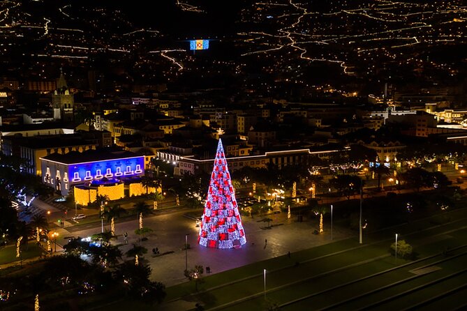 Tuk Tuk Funchal Magic Christmas Lights - Ending at Praia da Barreirinha