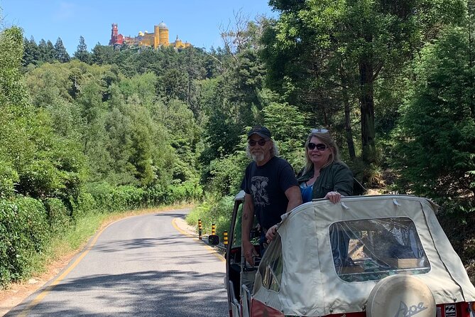 Tuk Tuk Private Tour in Sintra and Coast - The Moorish Castle above the trees