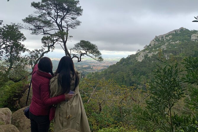 Tuk Tuk Private Tour in Sintra and Coast - Pena Palace from the mountain road