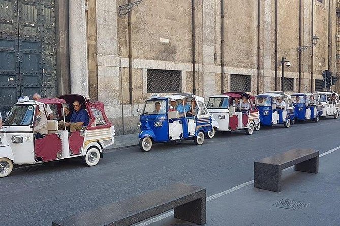 Tuk tuk ride, ape car - Pretoria Square and Quattro Canti