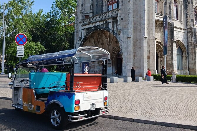 Tuk tuk tour in Belem area - Jerónimos Monastery from the outside