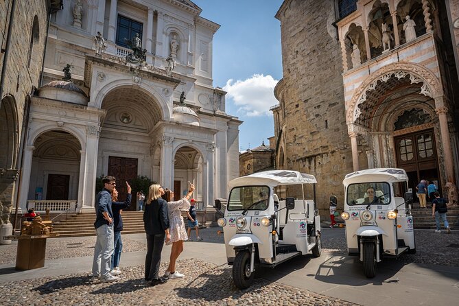 Tuk Tuk tour in Bergamo, Città Alta and the ancient Venetian walls - Churches, palaces, and the climb to the walls