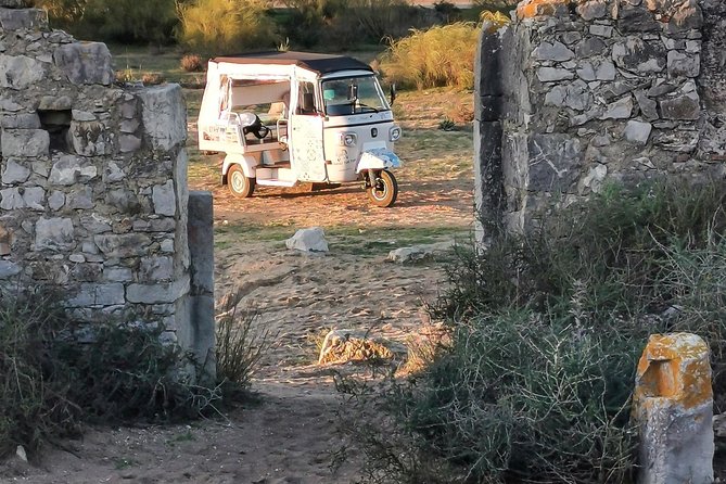 Tuk tuk Tour Tavira Total - 2h00 - Includes Tuna Museum and Fishing Village - Leaving town for Forte do Rato