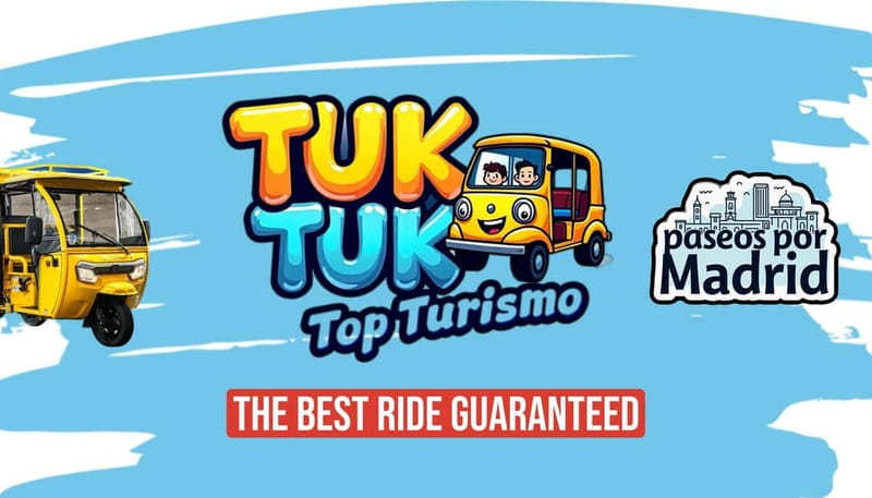 Tuktuk historical tour of Madrid 1 Hr in a fun and original way - Key points to know before booking