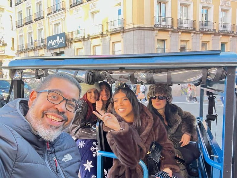Tuktuk historical tour of Madrid 1 Hr in a fun and original way - Why a private tuk-tuk can work well in Madrid