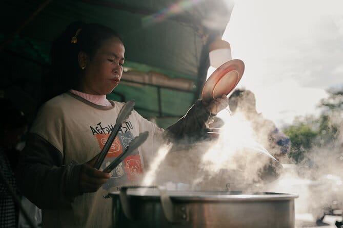 Ultimate Siem Reap Food Tour by Tuk Tuk - 20 Tastings, 8 Stops - Starting with snacks near Wat Damnak